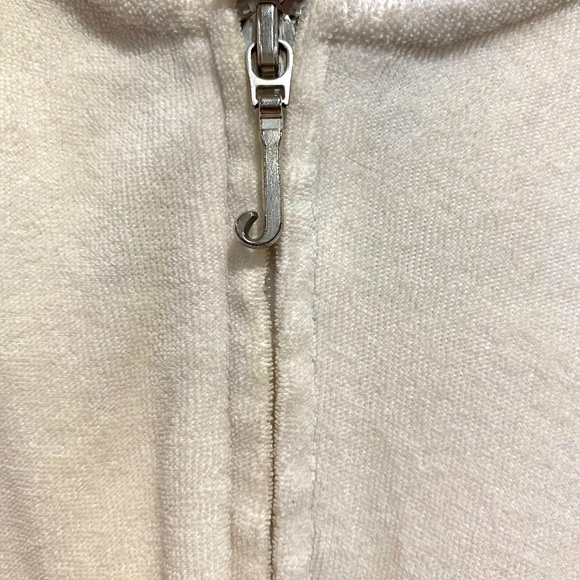 Vintage Off-White Juicy Couture Velour Sweater - Picture 5 of 5